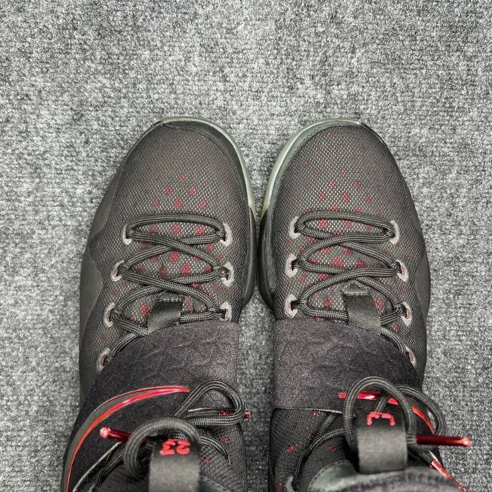 Nike Lebron 14 Bread Men's Size 12 Black Red‎ Basketball Shoes